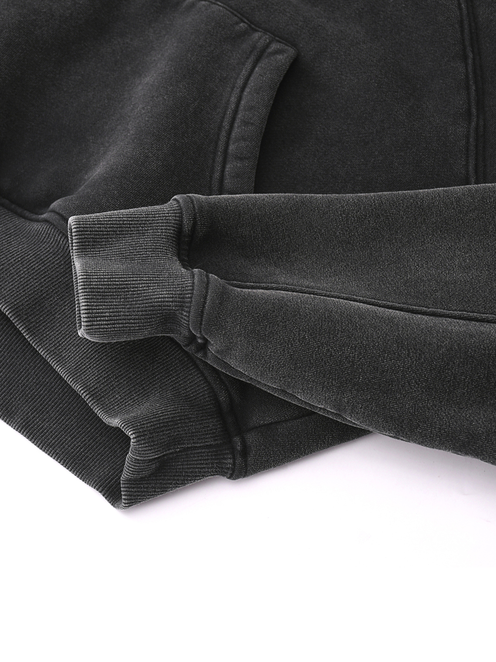 Snow Washed Cropped Hoodie – Essential Streetwear | Tapstitch-10